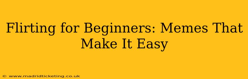 Flirting for Beginners: Memes That Make It Easy
