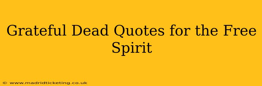 Grateful Dead Quotes for the Free Spirit