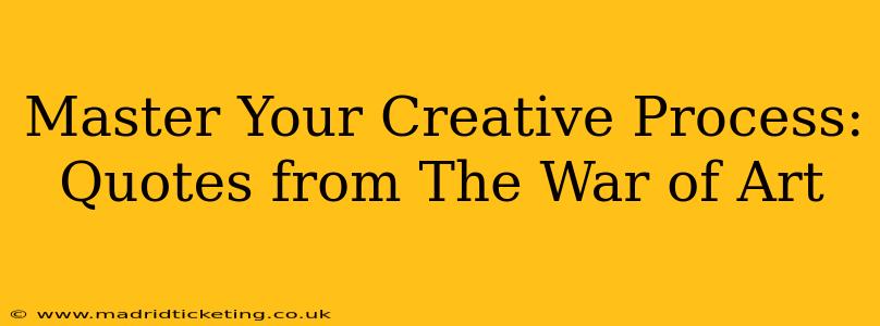 Master Your Creative Process: Quotes from The War of Art