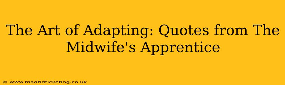 The Art of Adapting: Quotes from The Midwife's Apprentice