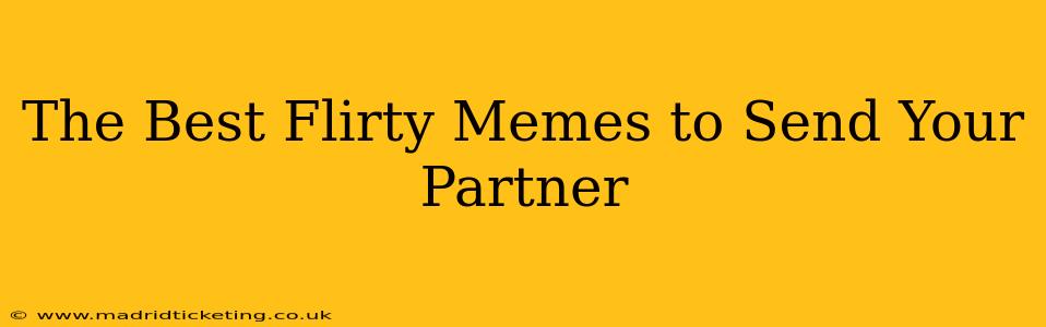 The Best Flirty Memes to Send Your Partner